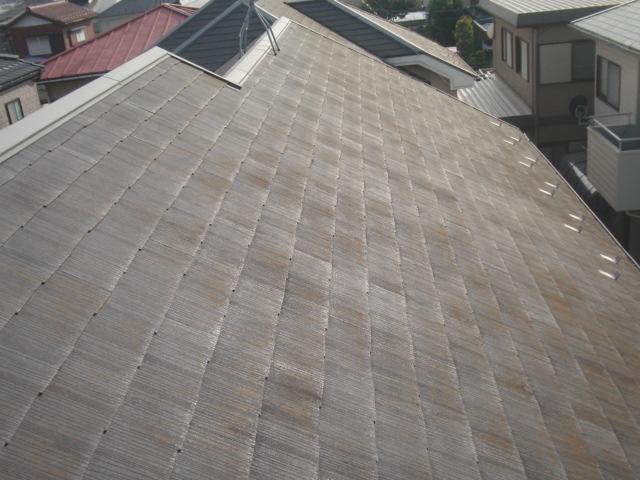 スレート　屋根　塗装