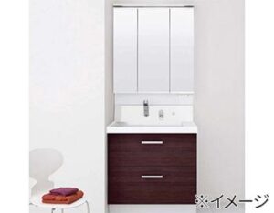 LIXIL ピアラ3面鏡 引き出し w-750
